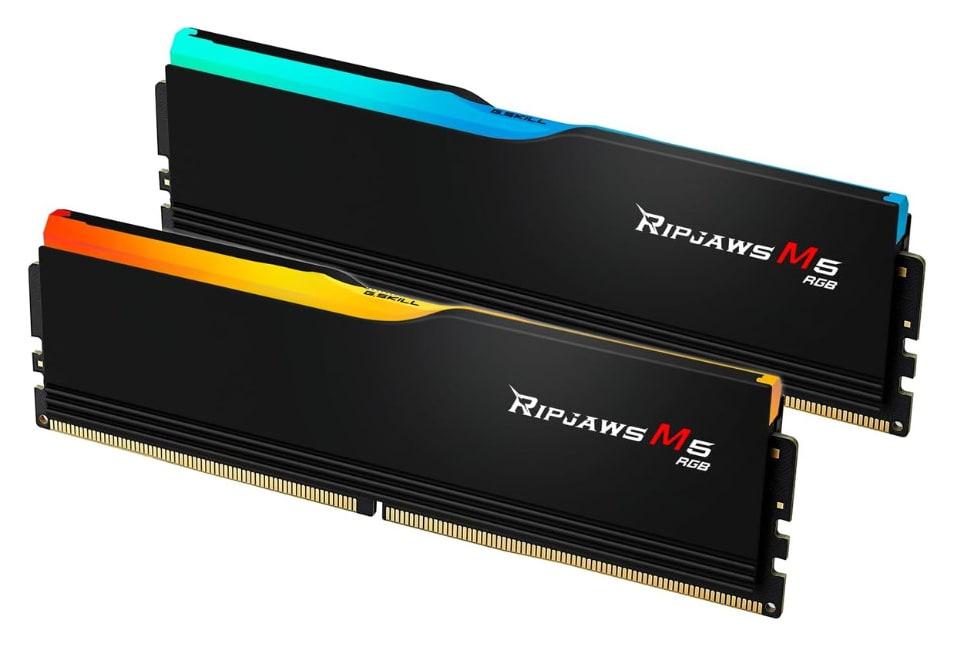 G.SKILL RAM RIPJAWS M5 RGB DDR5 KIT 2X32GB 6000 CL32 XMP BLACK
