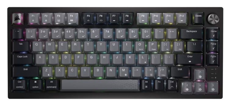 CORSAIR K65 PLUS WIRELESS 75% RGB Mechanical Gaming Keyboard