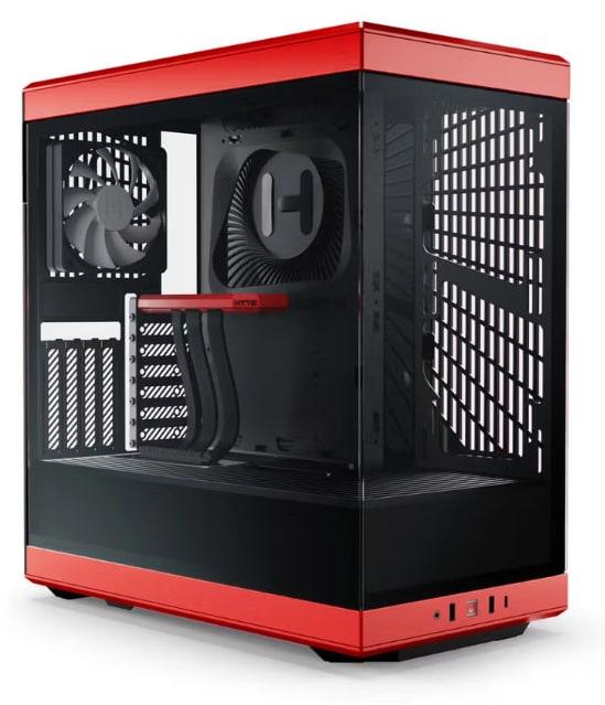 HYTE Y40 ATX MID TOWER CASE – RED
