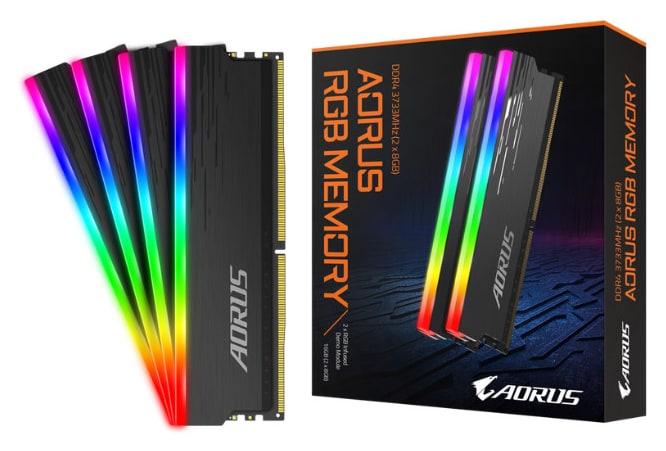 GIGABYTE RAM AORUS DDR4 KIT 2X8GB 3733MHz RGB WITH DEMO KIT