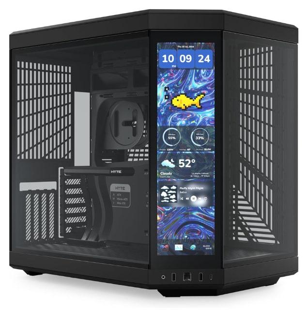 HYTE Y70 Touch Infinite ATX Mid-Tower Case- BLACK
