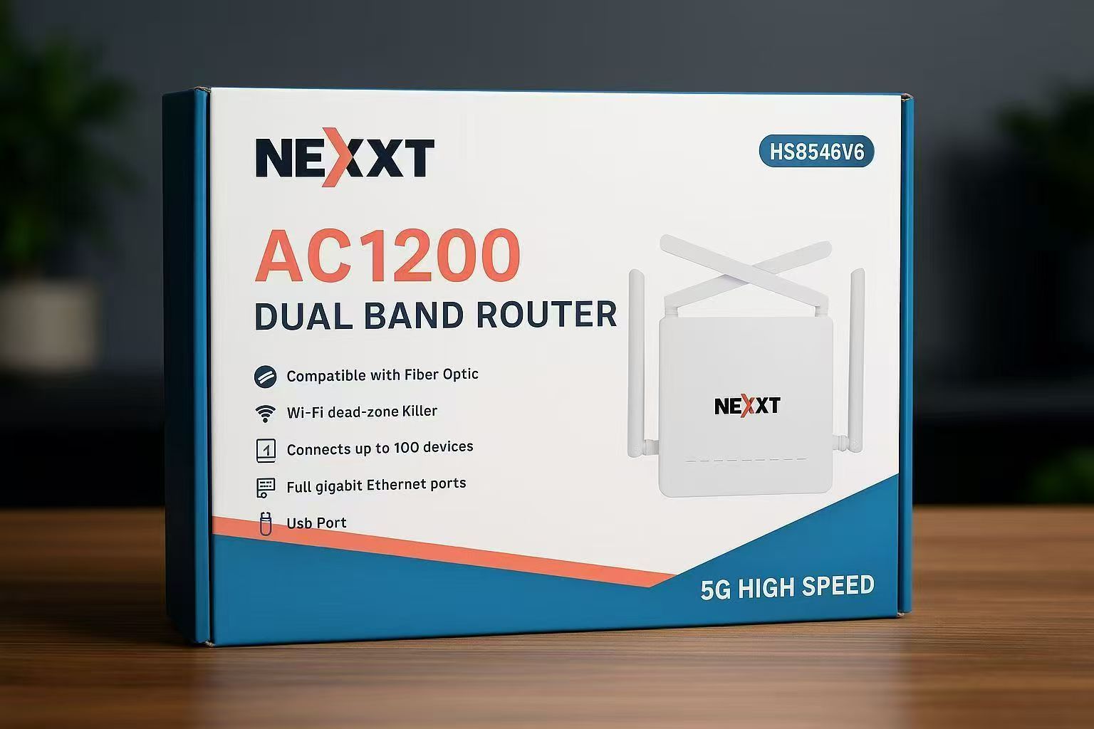 NEXXT AC1200 HS8546V6 GPON EPON 5G 4PORT