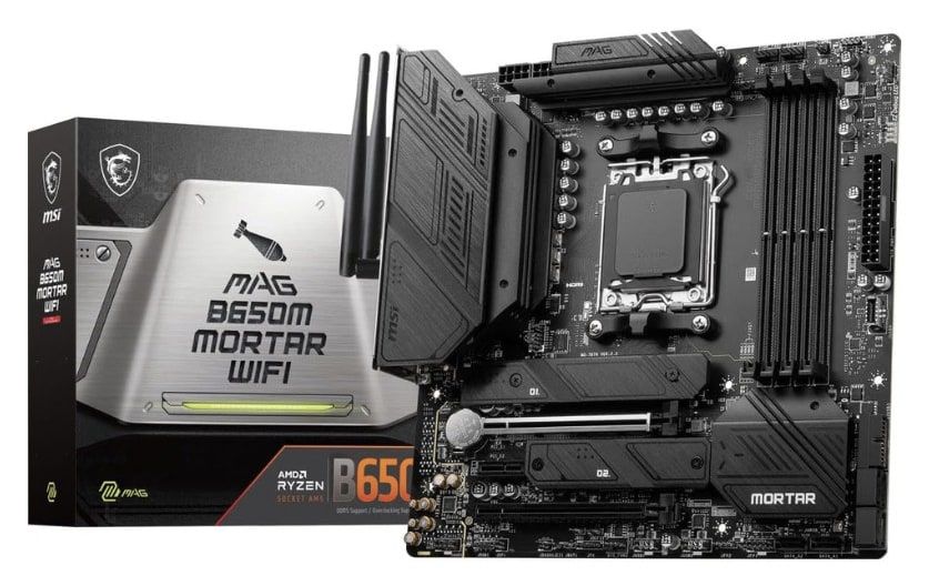 MSI MAG B650M-MORTAR WIFI AM5 AMD-Motherboard