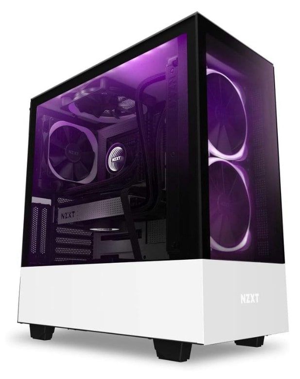 NZXT H510 ELITE TEMPERED GLASS CASE WHITE