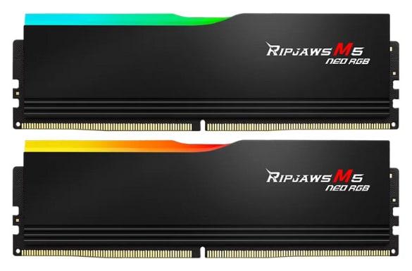 G.SKILL RIPJAWS M5 NEO RGB 64GB DDR5 6000 CL36 Black XMP EXPO