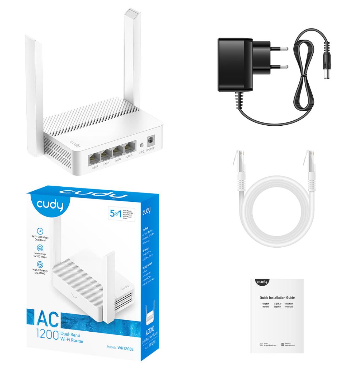 Router cudy wr1200E