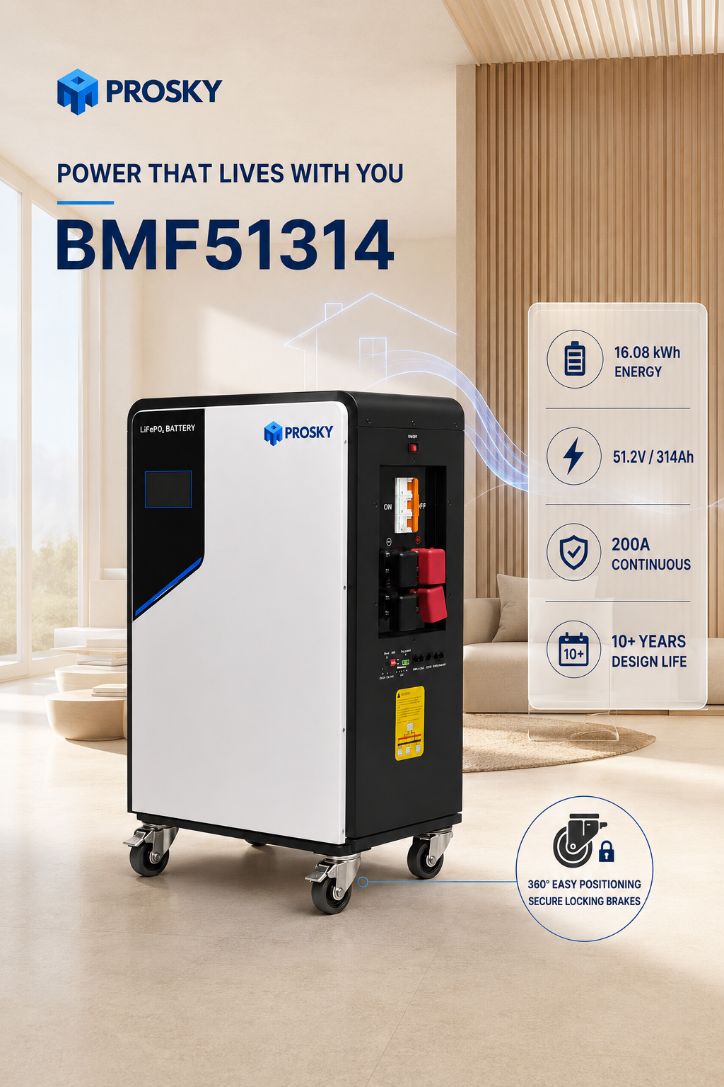 LiFePO, BATTERY 16.08kw