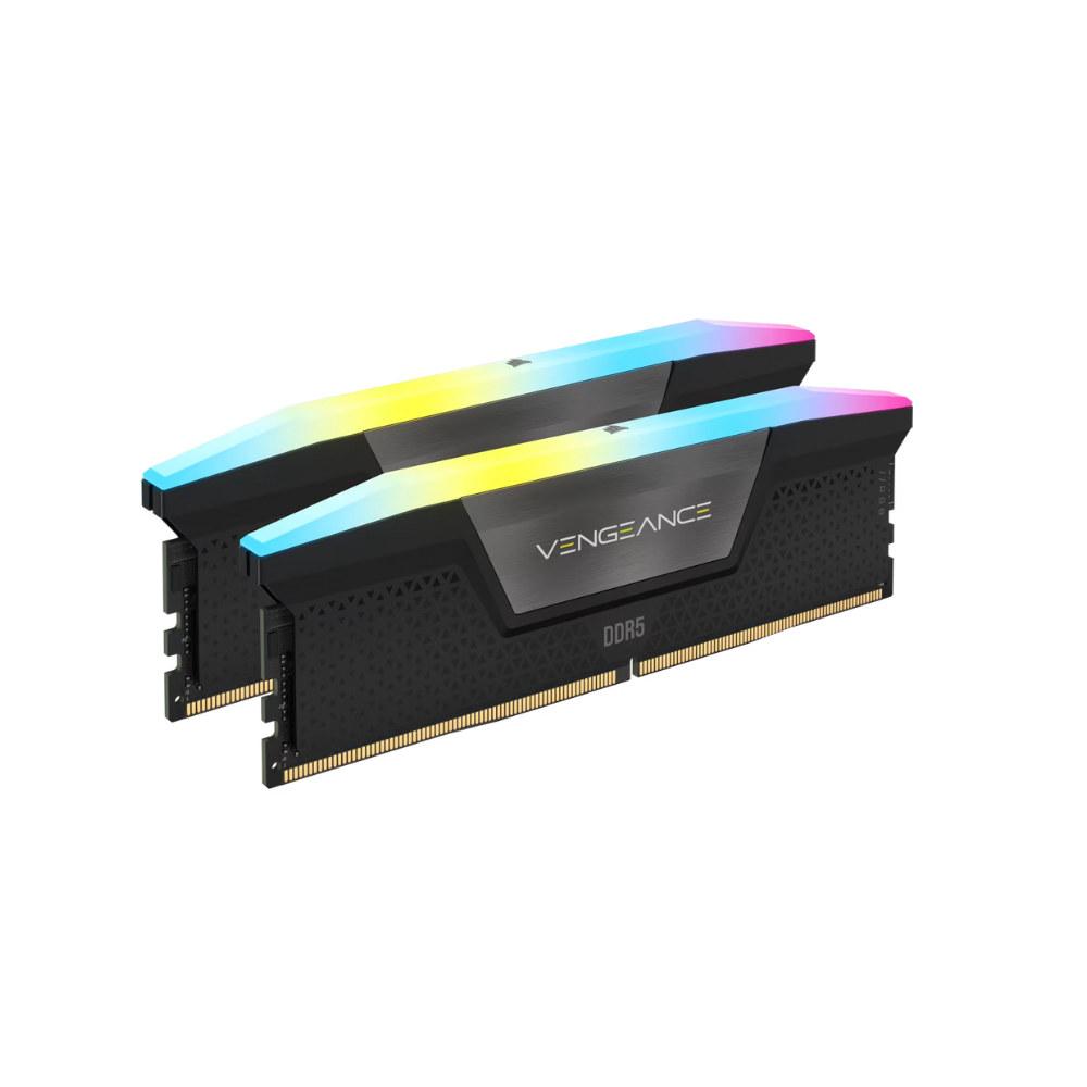 CORSAIR VENGEANCE RGB DDR5 32GB (2x16GB) 6400MT/s CL36 Grey