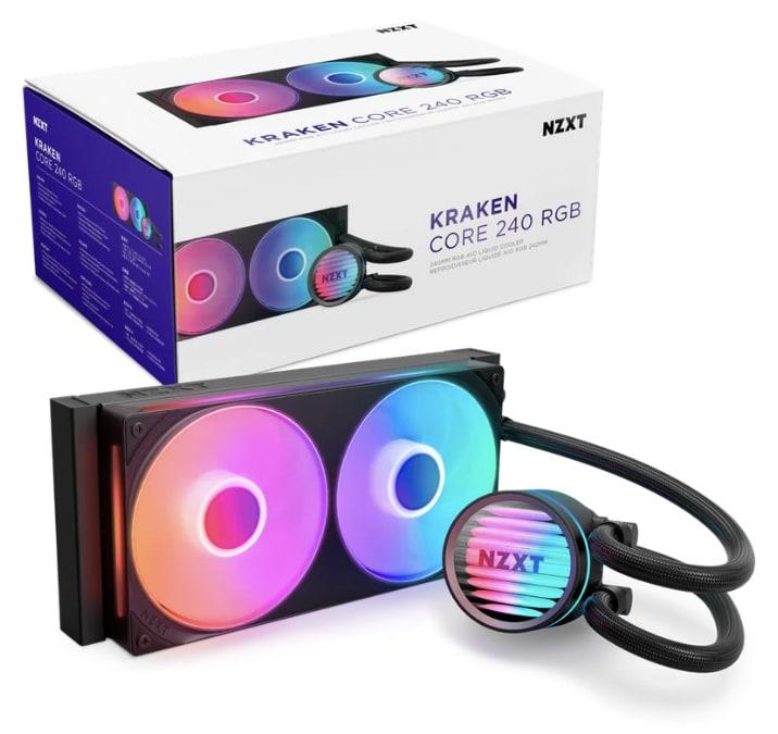 NZXT KRAKEN CORE 240mm RGB BLACK RL-KR24C-B1