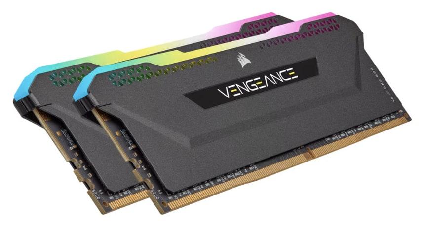 CORSAIR RAM DDR4 VENGEANCE RGB PRO SL 32GB (2X16GB) 3200MHz CL16 RGB BLACK