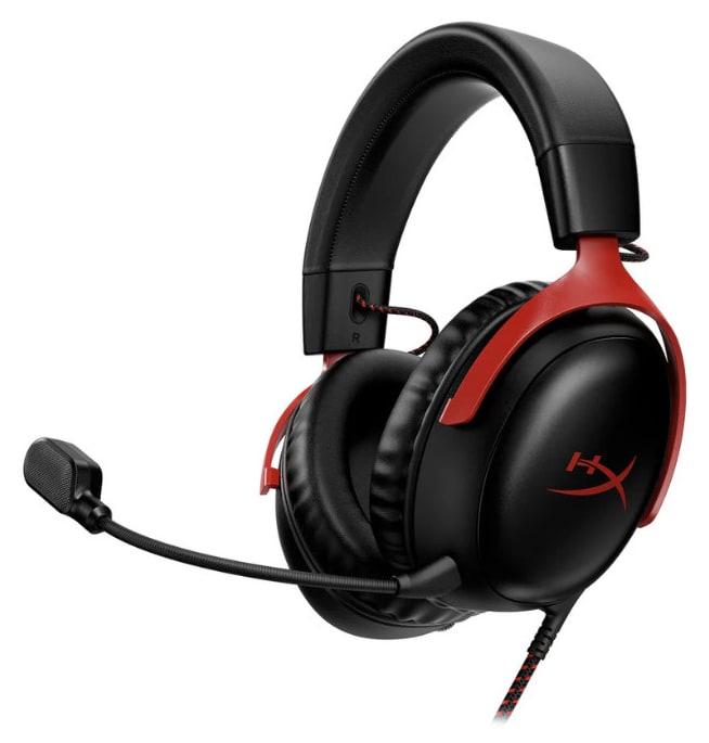 KINGSTON HyperX Cloud III Gaming Headset – Black/Red