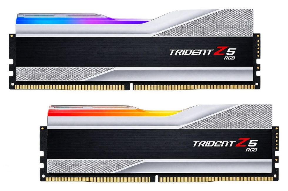 G.SKILL RAM TRIDENT Z5 RGB DDR5 KIT 2X32GB 5600 CL28 XMP Silver