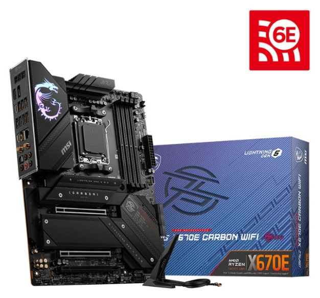 MSI MPG CARBON X670E WIFI AM5 AMD-Motherboard