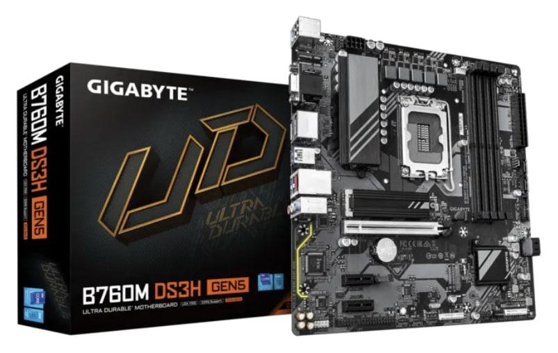 GIGABYTE B760M DS3H WF6E GEN5 LGA1700-Motherboard