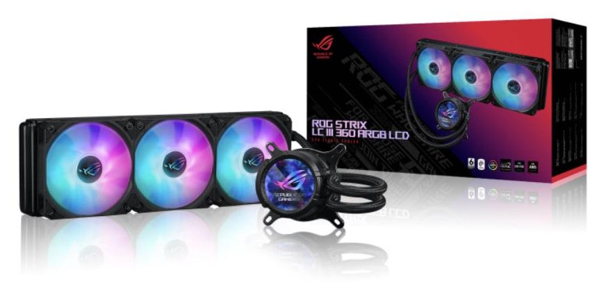 ASUS ROG STRIX LC III 360 ARGB LCD BLACK