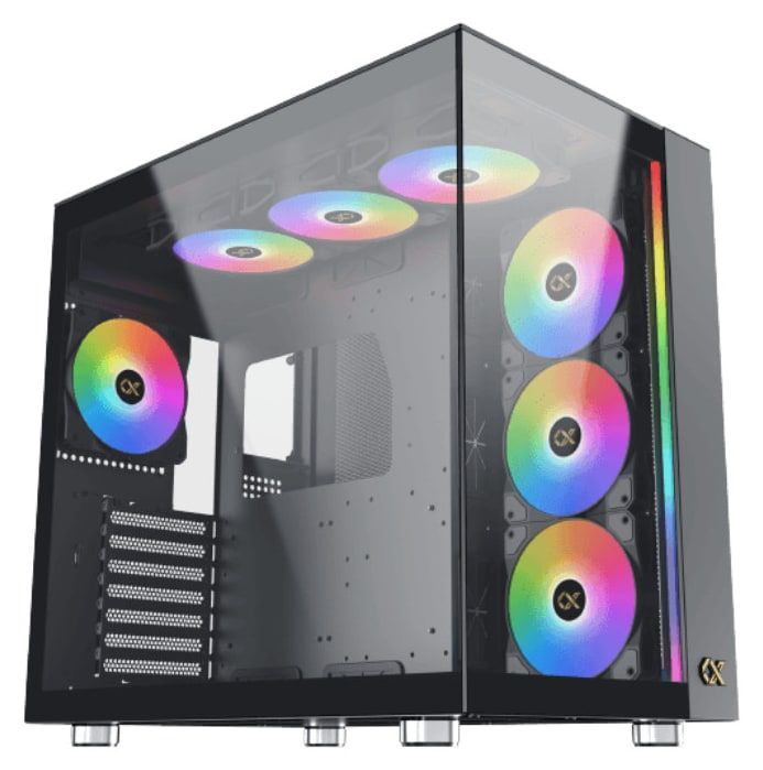 XIGMATEK AQUA ULTRA AIR – E-ATX PC Case – Black