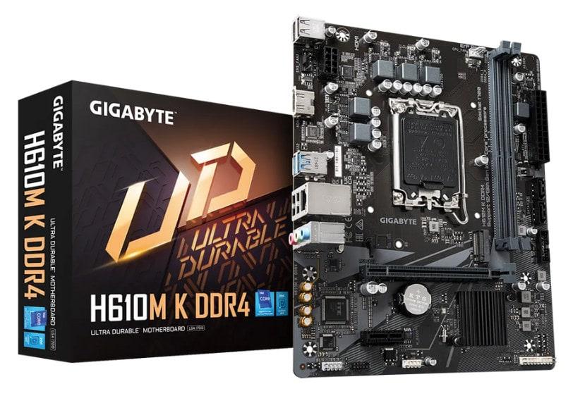 GIGABYTE H610M K DDR4 LGA 1700 Motherboard