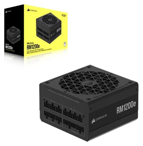 CORSAIR RM1200e 1200W 80 PLUS Gold ATX 3.1 Power Supply