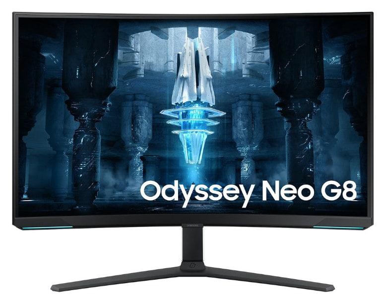 SAMSUNG Odyssey Neo G8 Quantum Mini-LED Gaming Monitor 32″ CURVED UHD 1Ms 240Hz VA – LS32BG850NMXUE