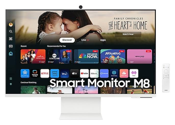 SAMSUNG Smart Monitor M8 M80D 32″ 4K 4Ms 60Hz VA – LS32DM801U