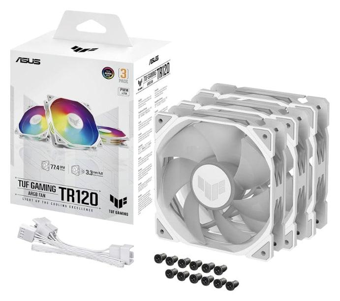ASUS TUF Gaming TR120 ARGB Fan – Triple Pack