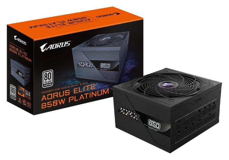GIGABYTE AORUS ELITE GP-AE850PM 850W 80+ PLATINUM BLACK Power Supply
