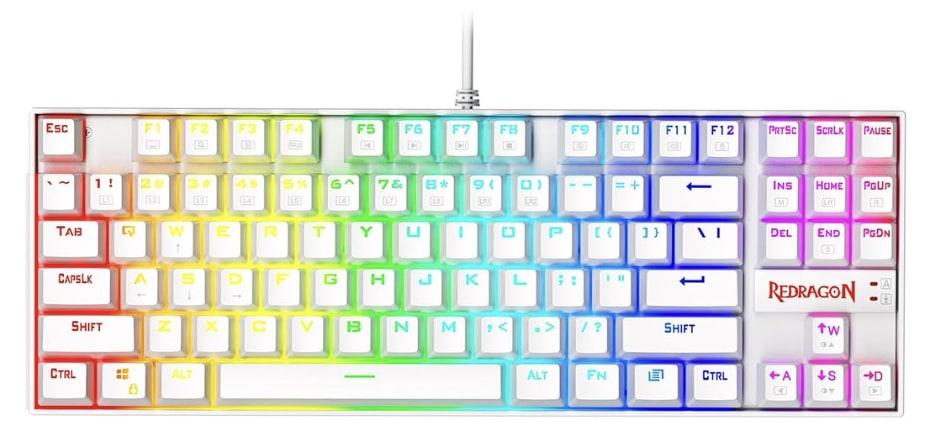REDRAGON KUMARA K552 White Mechanical Gaming Keyboard