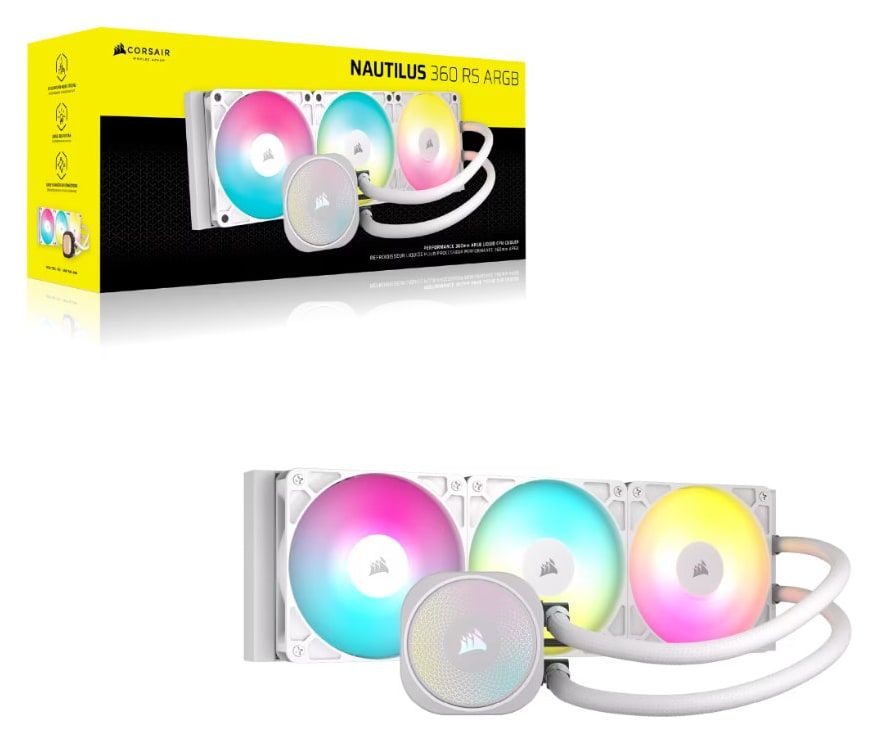 CORSAIR NAUTILUS 360 RS ARGB – White