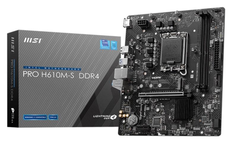 MSI PRO H610M-S DDR4 1700 LGA-Motherboard