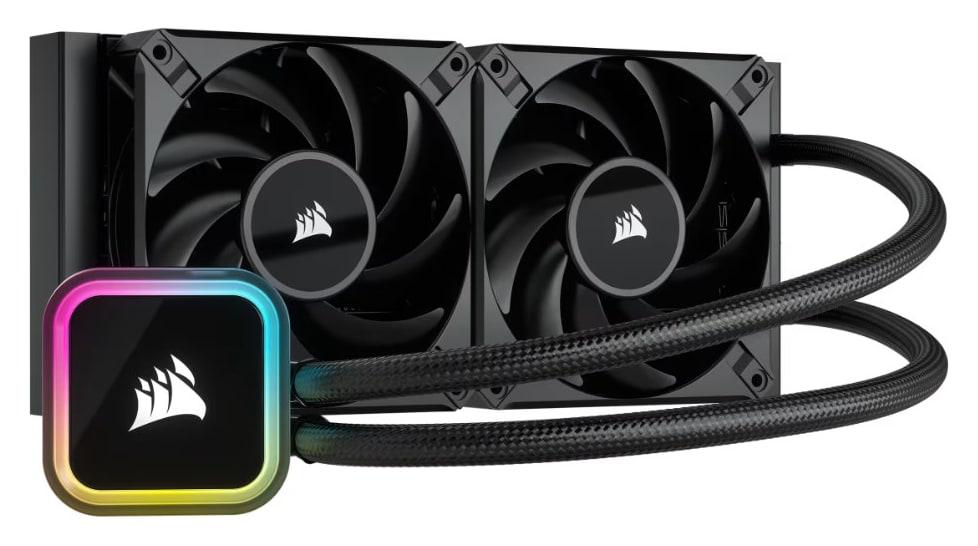 CORSAIR iCUE H100i RGB ELITE 240mm – Black