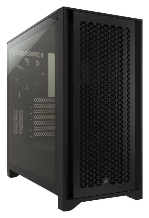 CORSAIR ICUE 4000D TOWER TEMPERED GLASS RGB CASE BLACK