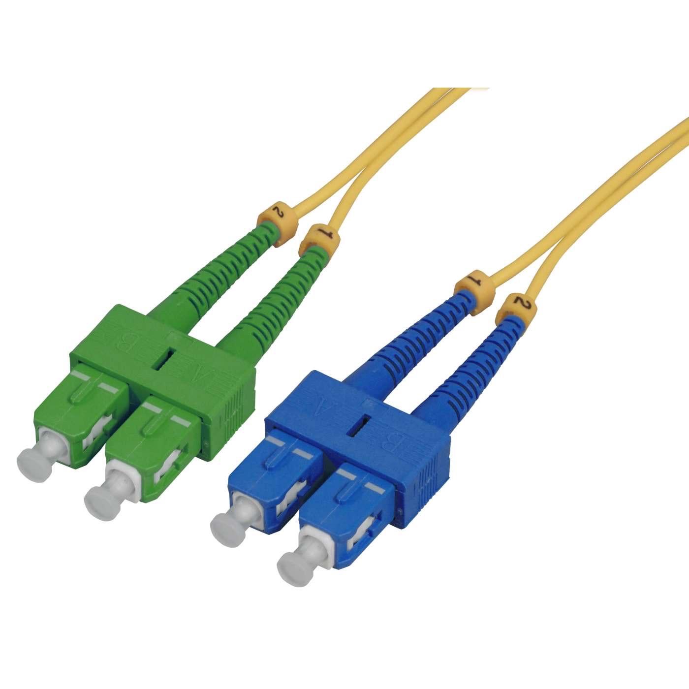 PATCH CORD SC UPC TO SC APC 5m