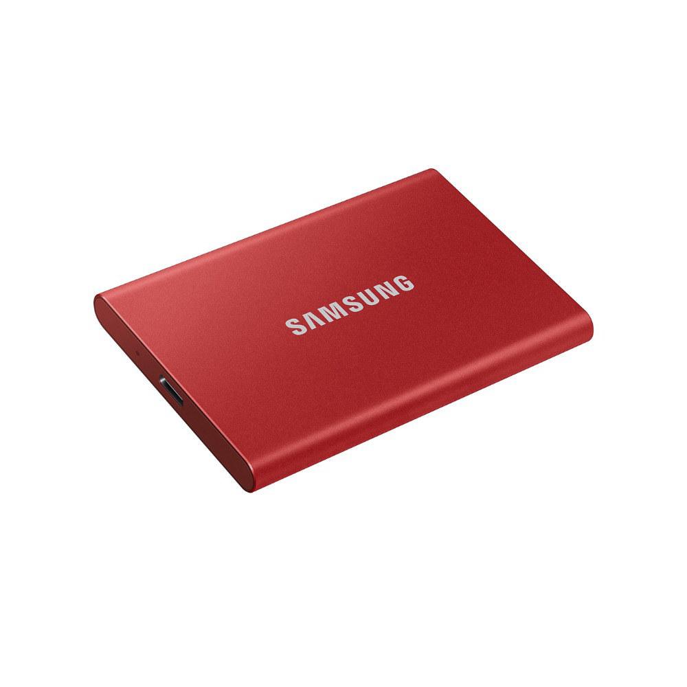 SAMSUNG Portable SSD T7 500GB – Red USB 3.2 Gen 2 External SSD