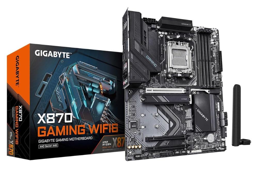 GIGABYTE X870 GAMING X WIFI7 AM5 DDR5 WiFi 7 Motherboard
