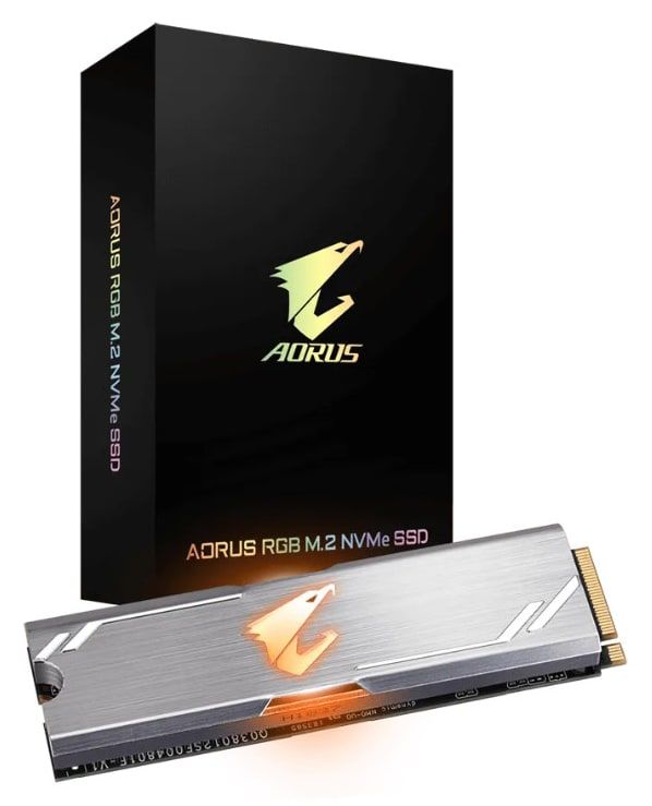 GIGABYTE AORUS RGB M.2 NVMe SSD 512GB – PCIe 3.0