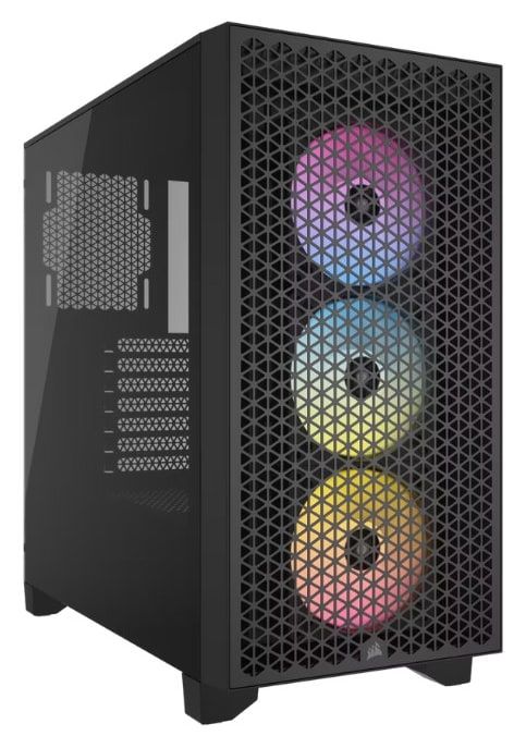 CORSAIR CASE 3000D AIRFLOW TEMPERED GLASS MT RGB BLACK