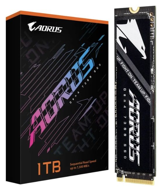 GIGABYTE AORUS Gen4 7300 SSD 1TB – PCIe 4.0 NVMe M.2