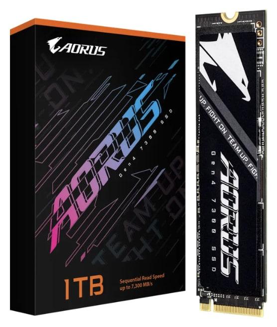 GIGABYTE AORUS Gen4 7300 SSD 1TB – PCIe 4.0 NVMe M.2