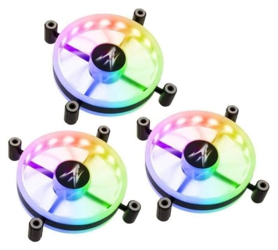 ZALMAN FAN CASE LF120A 3X120mm RGB BLACK