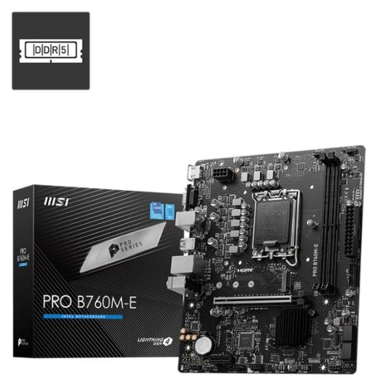 MSI B760M-E PRO 1700 LGA-Motherboard