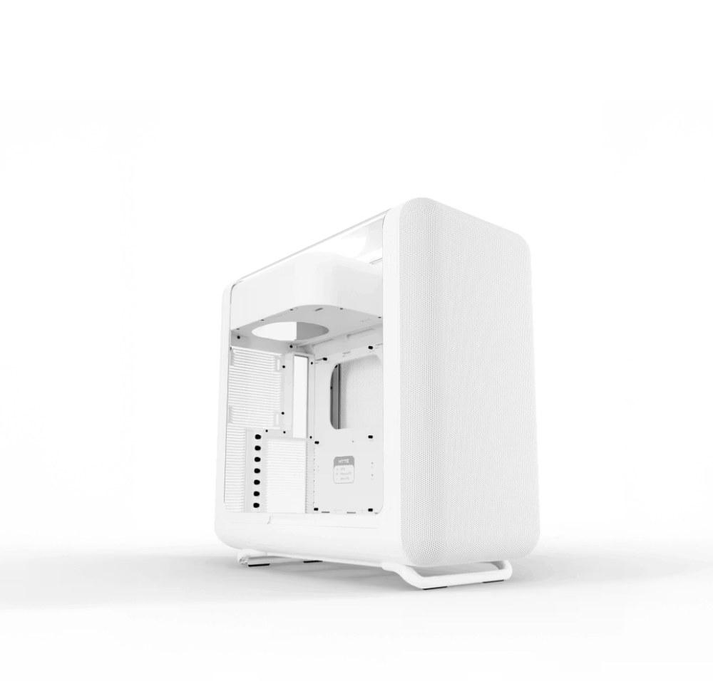 HYTE X50 TEMPERED GLASS SIDE PANAL MID TOWER CASE – SNOW WHIET