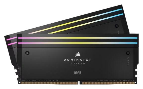 CORSAIR DOMINATOR TITANIUM RGB DDR5 32GB (2x16GB) 7200MT/s CL34 Black