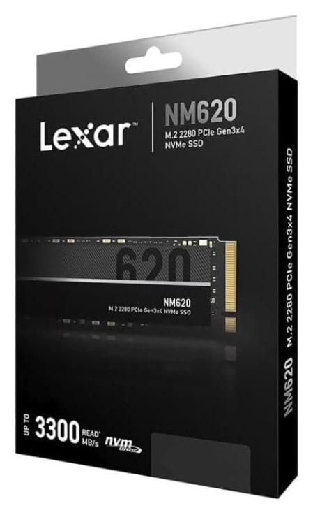 LEXAR NM620 256GB SSD – PCIe 3.0 NVMe M.2