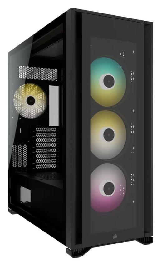 CORSAIR 7000X ICUE RGB FULL TOWER CASE TEMP GLASS 1+3BLACK