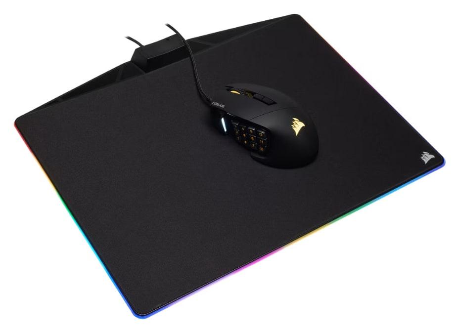 CORSAIR MOUSEPAD MM800 POLARIS RGB BLACK
