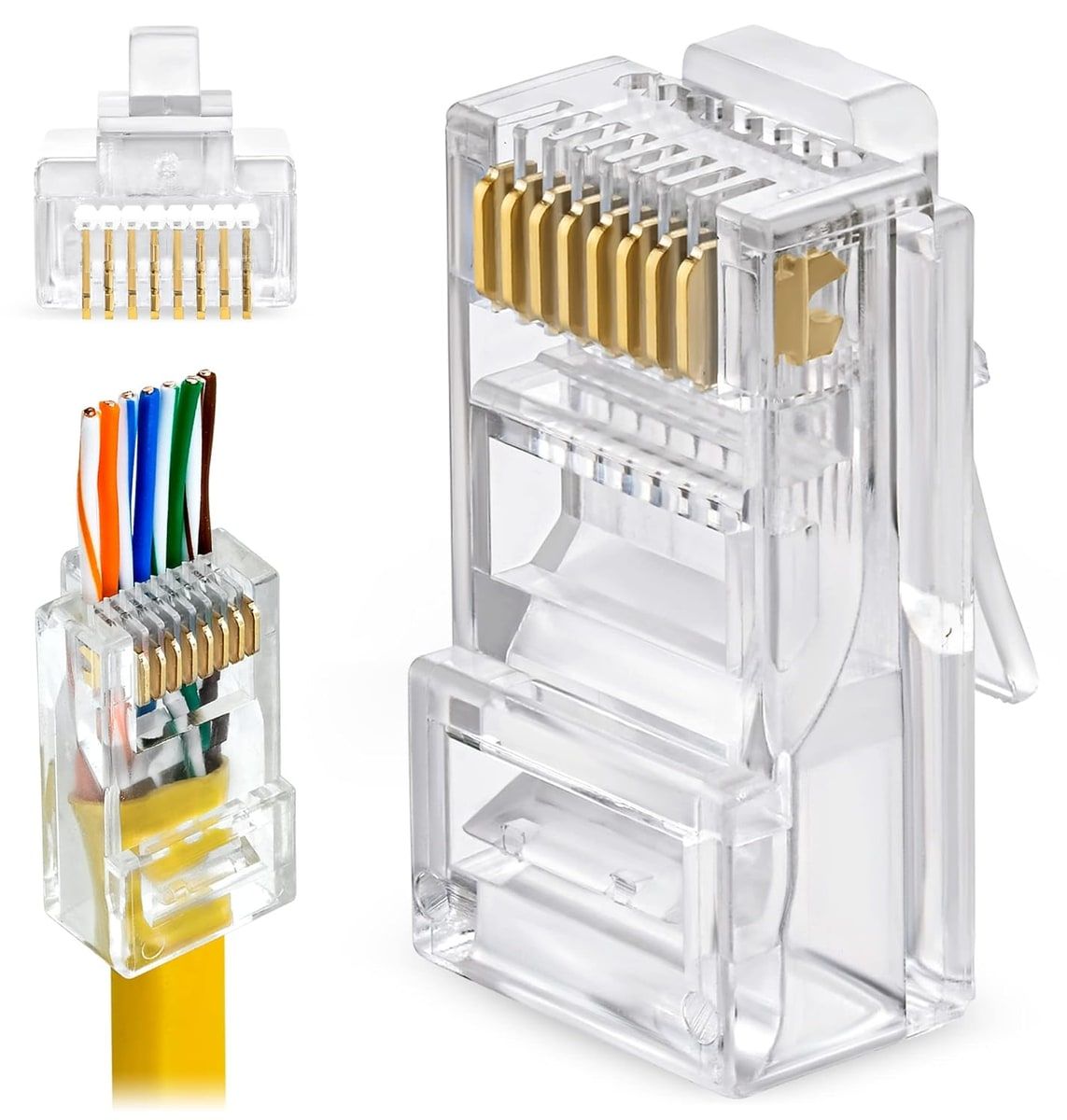 CAT6 EZ RJ45 1.2MM CONNECTOR
