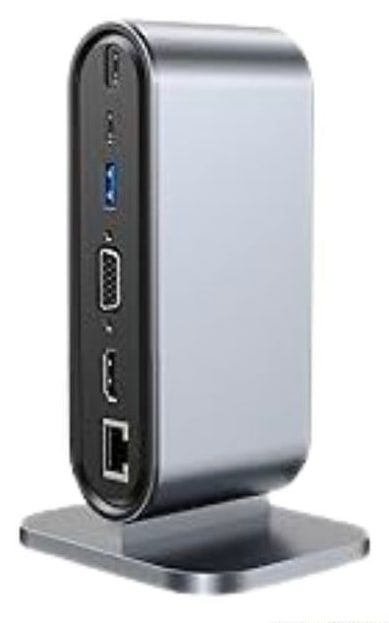 UD25, 12 In 1 Usb C To Hdmi+VGA+RJ45(1000Mbps+4*Usb3.0+Usb C+SD/TF Slot+3.5mm Audio+Pd