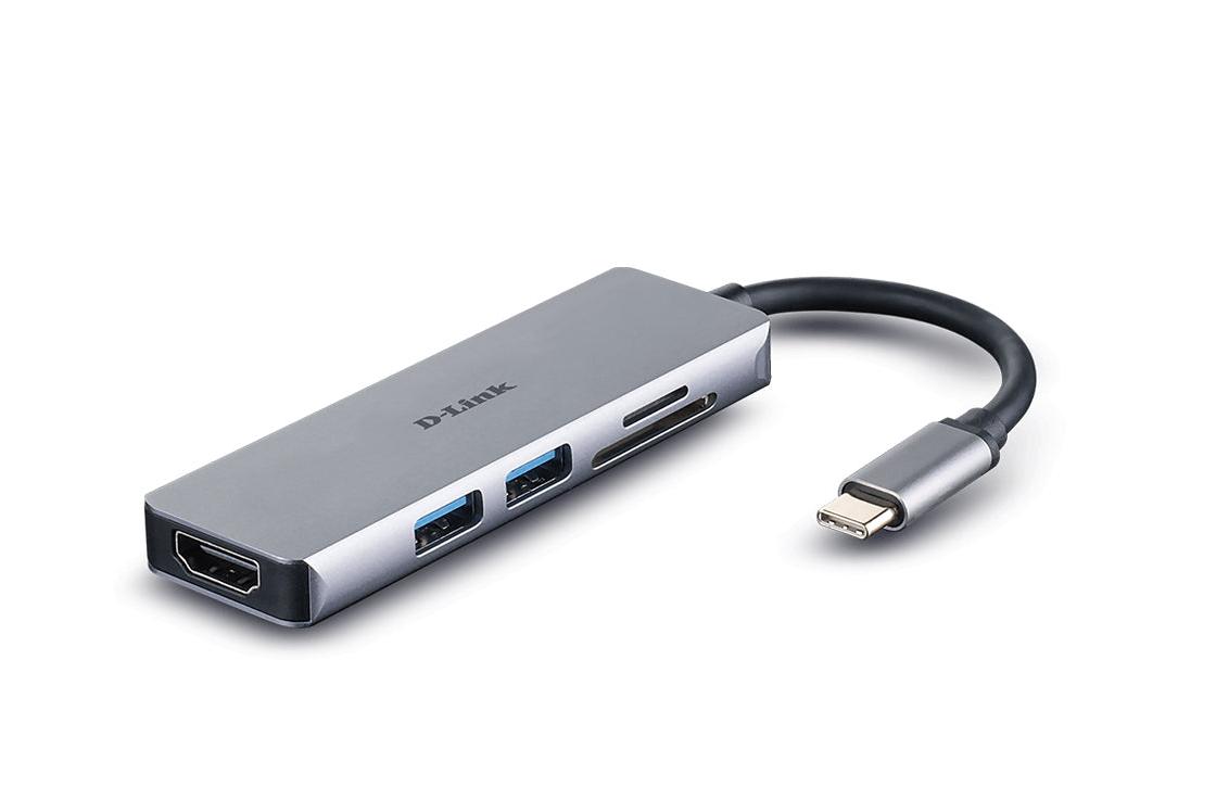 UM29,5 IN 1 USB C TO HDMI+USB3.0+USB2.0+SD/TF SLOT