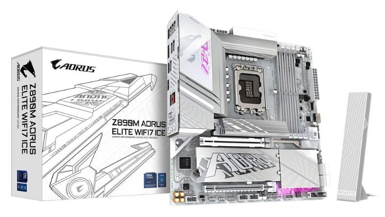 GIGABYTE Z890M AORUS ELITE WIFI7 ICE LGA 1851 Motherboard