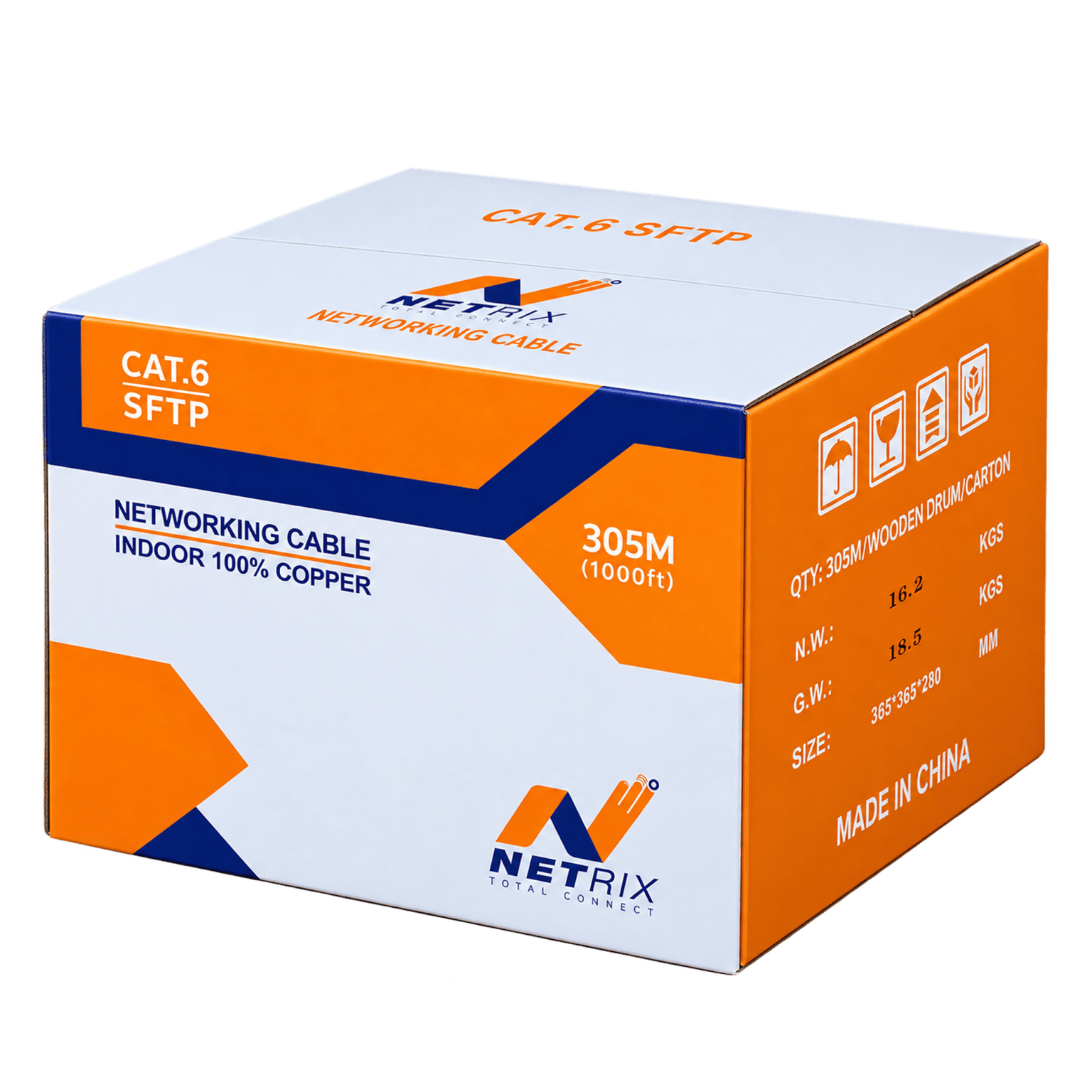 NX-SFTP-CAT6-305M-INDOOR-GRAY